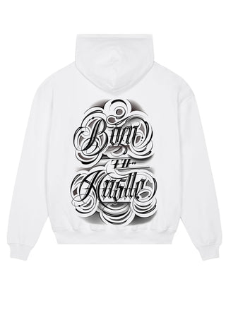 Born to Hustle Hoodie by Never Hungry Tattoo