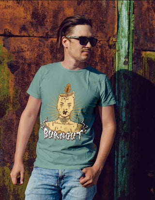 "Burnout" Shirt T-Shirt Brücken für Kinder e.V. 