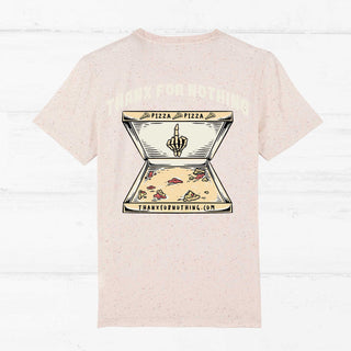Limited "Schrödingers Pizza" Shirt T-Shirt Brücken für Kinder e.V. Heather Rainbow S 