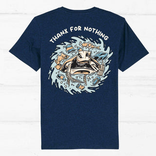 Limited "Trash Turtle" Shirt T-Shirt Brücken für Kinder e.V. S Sprinkle Blau 