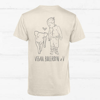 "Single Color Logo" Shirt Shirt Vegan Bullerbyn e.V. Natural XS 