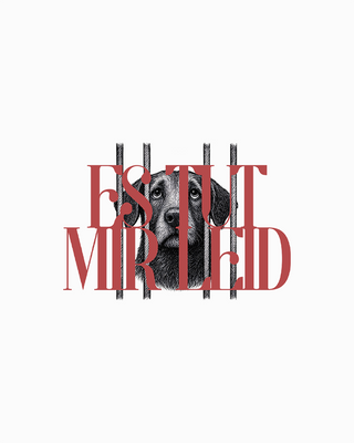 "Es tut mir leid" Hund Shirt - PIKAYZO small