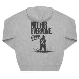 "NOT FOR EVERYONE.GOOD" OVERSIZED HOODIE
