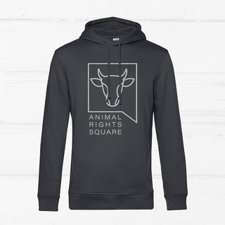 "Animal Right Square" Large Logo Hoodie