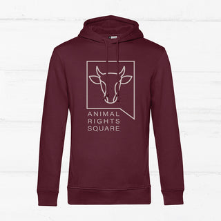 "Animal Right Square" Large Logo Hoodie