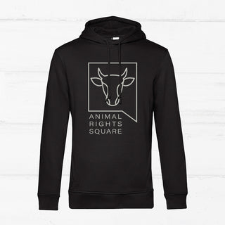 "Animal Right Square" Large Logo Hoodie