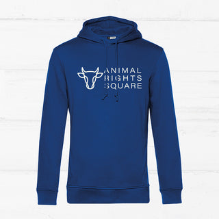 "Animal Right Square" Wide Logo Hoodie