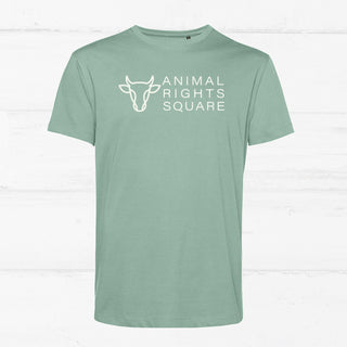 "Animal Right Square" Wide Logo Shirt