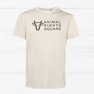 "Animal Right Square" Wide Logo Shirt