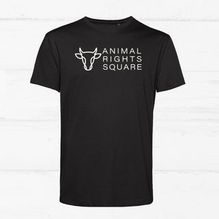 "Animal Right Square" Wide Logo Shirt