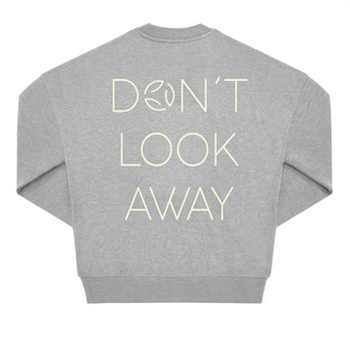 "WHY? Don´t look away" OVERSIZE SWEATER