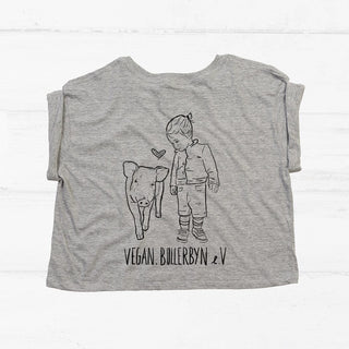"Bullerbyn Logo" Crop Top Shirt Vegan Bullerbyn e.V. 