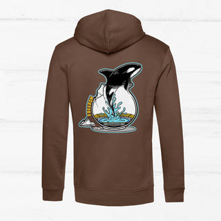 "Free Spirit" Hoodie Hoodie Whale & Dolphin Conservation Brown XS 