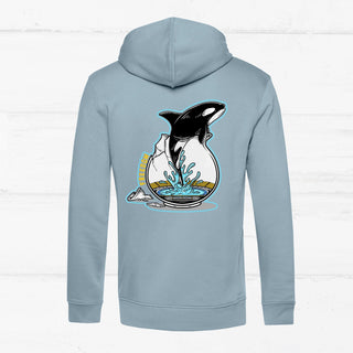 "Free Spirit" Hoodie Hoodie Whale & Dolphin Conservation Ocean Blue XS 