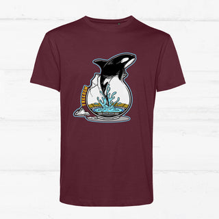 "Free Spirit" Shirt Shirt Whale & Dolphin Conservation Burgundy XS Damen