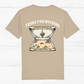 Limited "Schrödingers Pizza" Shirt T-Shirt Brücken für Kinder e.V. Desert Dust S 