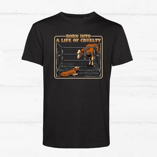 "Lone Calf" Shirt T-Shirt Animal Equality Black S Herren