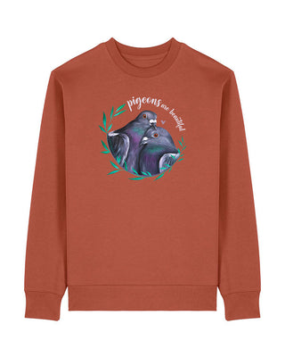Pigeons Are Beautiful - Unisex Sweater by Chantal Kaufmann