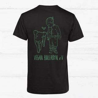 "Single Color Logo" Shirt Shirt Vegan Bullerbyn e.V. Schwarz XS 